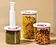 glass container with lid
