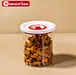 glass food container with glass lid